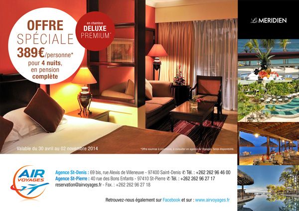 Affiche agence Air Aoyages - Novacom