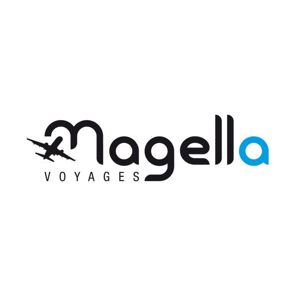 Création logo MAGELLA VOYAGES Réunion - Novacom