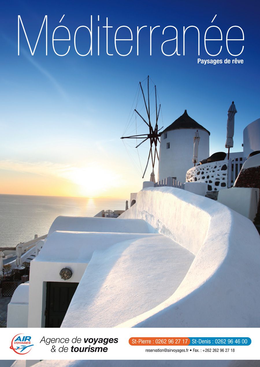 Affiche Air Voyages Réunion - Novacom